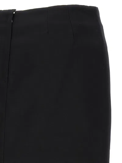 Dolce & Gabbana Black Sicily Skirts Black In Black