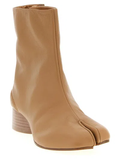 Maison Margiela 'tabi' Ankle Boots In Brown