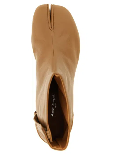 Maison Margiela 'tabi' Ankle Boots In Brown