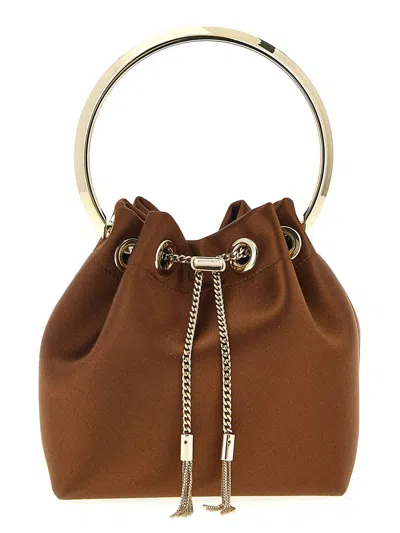 Jimmy Choo Bon Bon Handbag In Brown