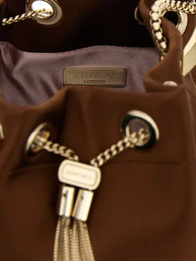 Jimmy Choo Bon Bon Handbag In Brown
