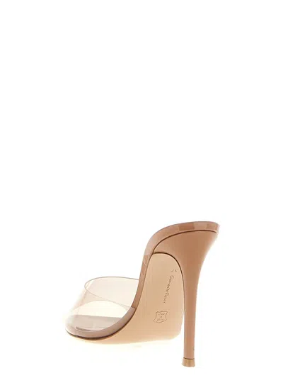 Gianvito Rossi Pointed High-heeled Sandals In White