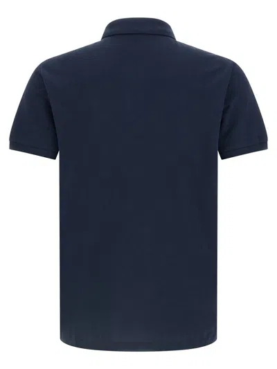 Polo Ralph Lauren Logo Embroidery Polo Shirt In Blue