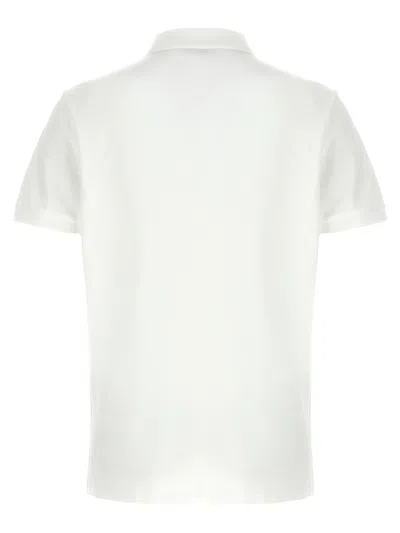 Polo Ralph Lauren Logo Embroidery Polo Shirt In White