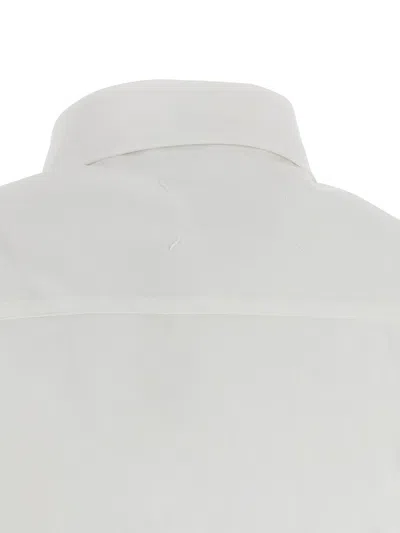 Maison Margiela Short Sleeve Shirt Button Down Collar Pocket In White