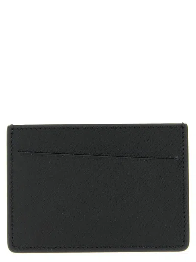 Maison Margiela Stitching Card Holder In Black