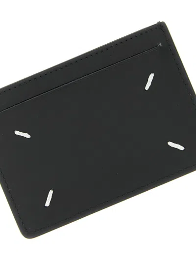Maison Margiela Stitching Card Holder In Black