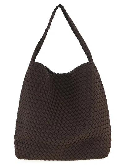 Naghedi Nomad Hobo Medium Shoulder Bags Brown In Purple