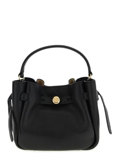 Tory Burch 'romy' Bucket Bag In Black