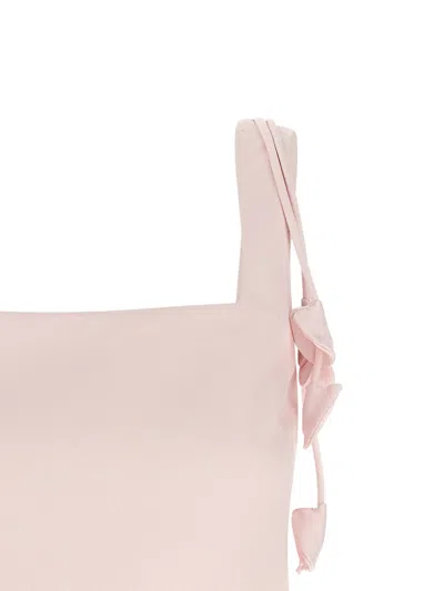 Self-portrait Embellished Taffeta Mini Dress In Pink