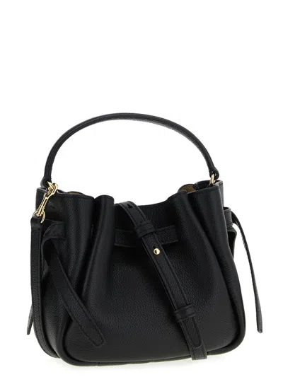 Tory Burch 'romy' Bucket Bag In Black