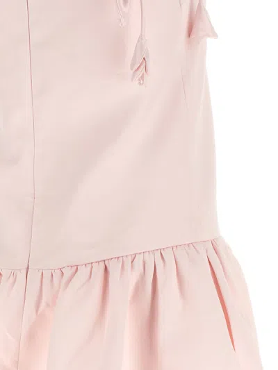 Self-portrait Embellished Taffeta Mini Dress In Pink