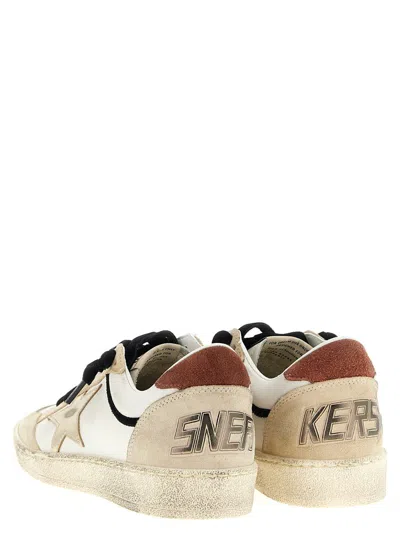 Golden Goose Ball Star Sneakers Multicolor In White