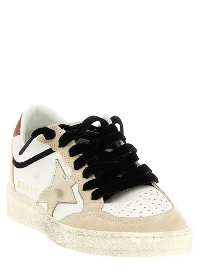 Golden Goose Ball Star Sneakers Multicolor In White