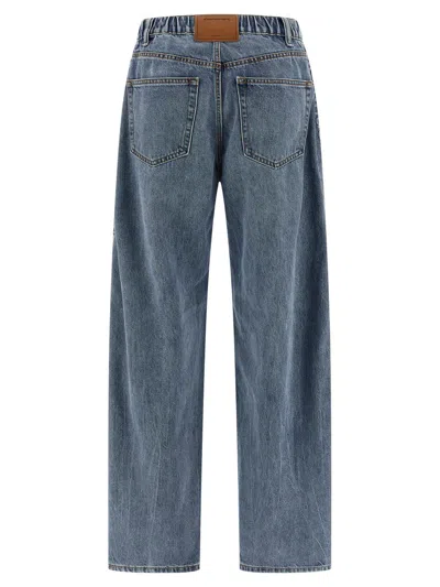 Alexander Wang Balloon Jogger Jeans In Blue
