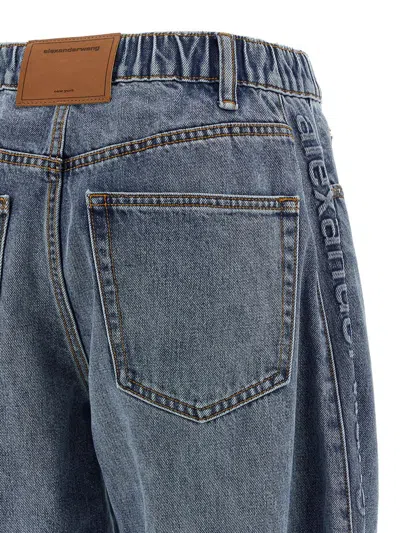 Alexander Wang Balloon Jogger Jeans In Blue