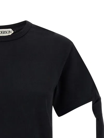 Jw Anderson J. W.anderson Knot T-shirt In Black