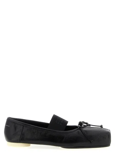 Mm6 Maison Margiela 'ballet' Ballet Flats In Black