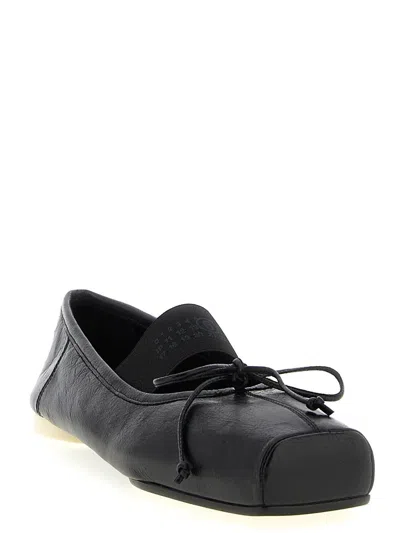 Mm6 Maison Margiela 'ballet' Ballet Flats In Black