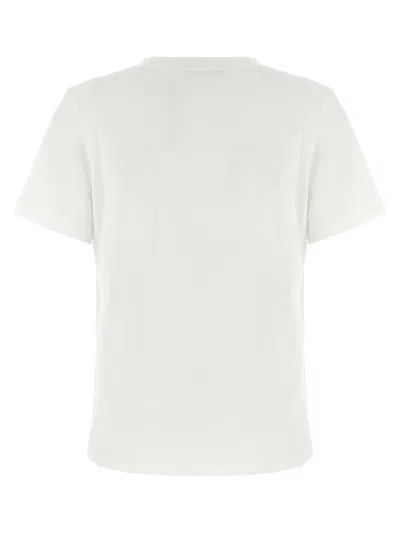 Marni Flocked Logo T-shirt In White
