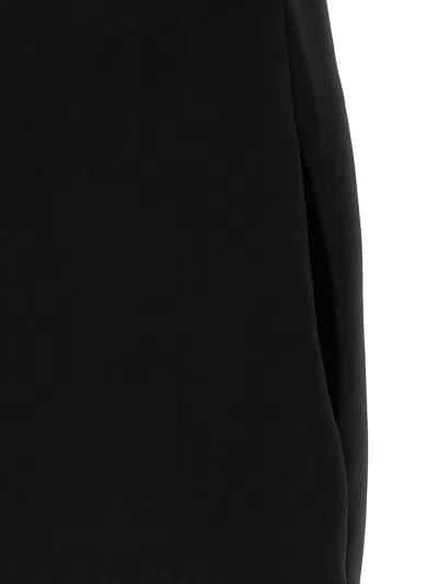 Self-portrait 'black Crêpe Flower Mini' Dress In Black