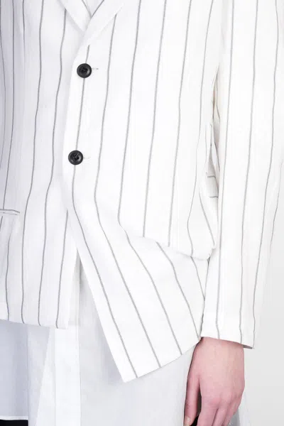 Y's Blazer In White