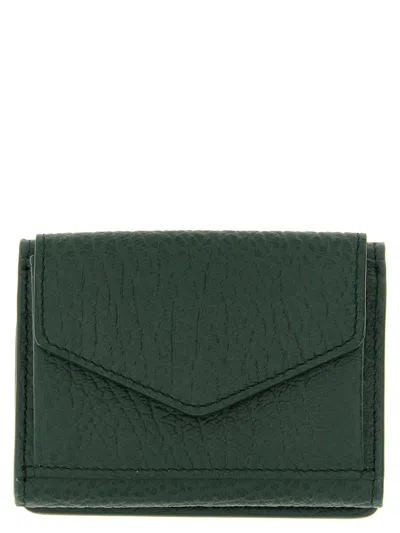 Maison Margiela Four Stitches Wallet In Green