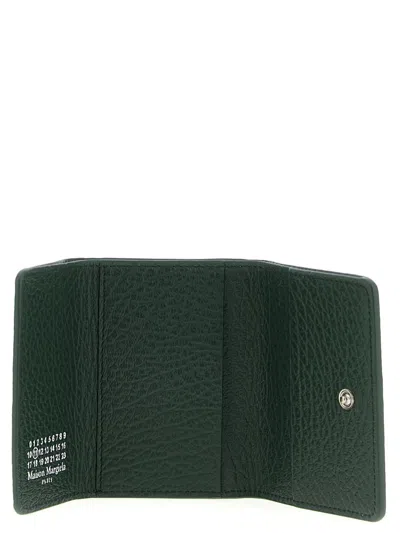 Maison Margiela Four Stitches Wallet In Green