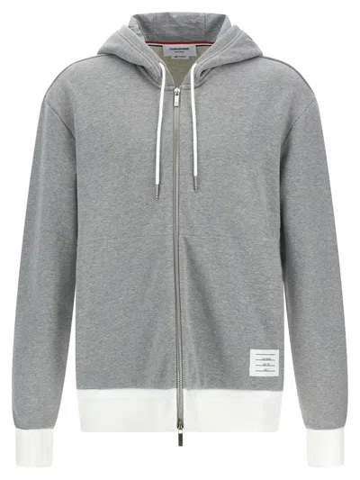 Thom Browne Grey Cotton Sweatshirt In Brown