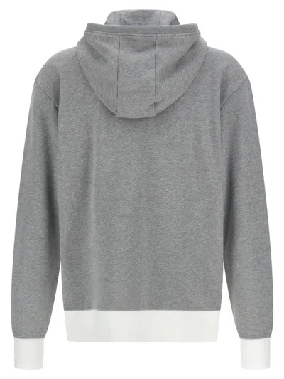 Thom Browne Grey Cotton Sweatshirt In Brown