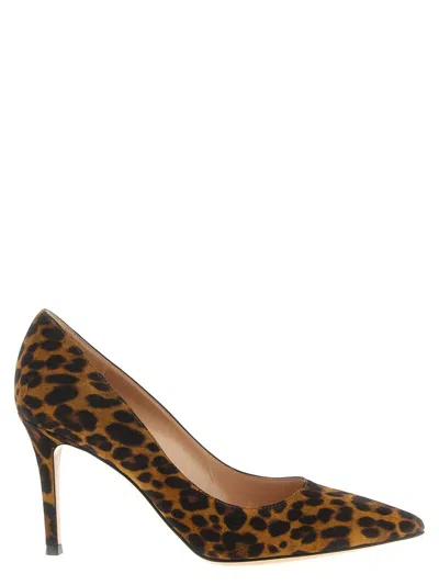 Gianvito Rossi Gianvito Leopard-print Suede Pumps In Brown