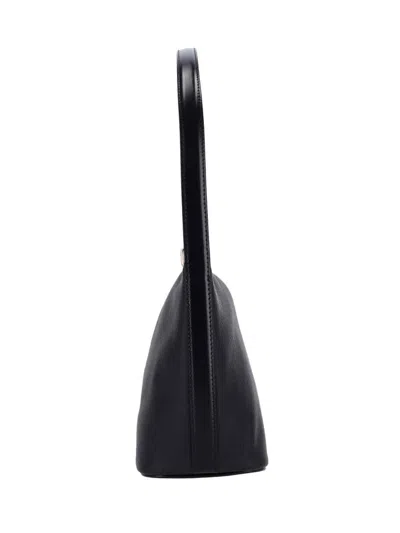 Apc A.p.c. Vera Grained Leather Shoulder Bag In Black