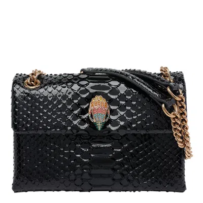 Kurt Geiger Embellished Chain Cross Body Bag In Black