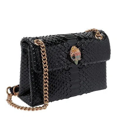 Kurt Geiger Embellished Chain Cross Body Bag In Black