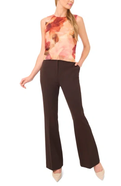 Halogen ® Romantic Roses Chiffon Shell In Multi