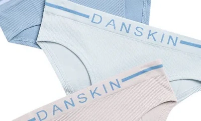 Danskin Kids' 4-pack Assorted Seamless Bikinis In Multi