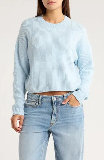 Abound Cozy Crew Pullover Sweater In Blue