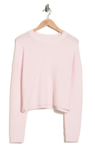 Abound Cozy Crew Pullover Sweater In Pink