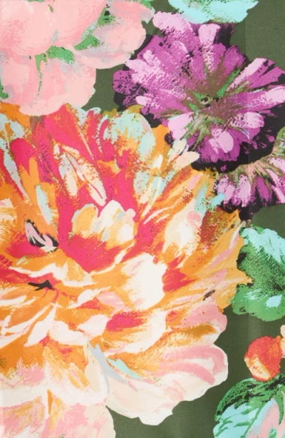 Vince Camuto Moody Botanical Scarf In Green