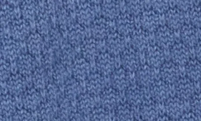 Cyrus Contrast Trim Boyfriend Cardigan In Blue