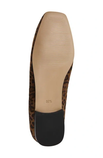 Bruno Magli Elissa Mary Jane Flat In Animal Print