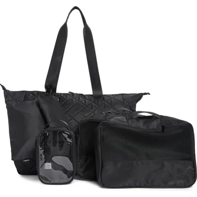 Mytagalongs Ultimate Getaway Weekend Bag Set In Black