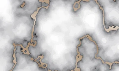 Dainty Home Marble Print Set Of 6 Placemats In Multi