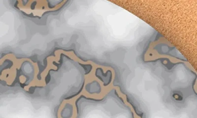 Dainty Home Marble Print Set Of 4 Placemats In Multi