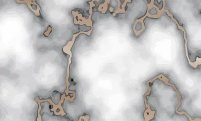 Dainty Home Marble Print Set Of 6 Placemats In Multi