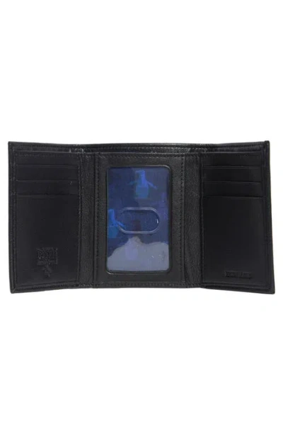 Original Penguin Embossed Logo Trifold Wallet In Black