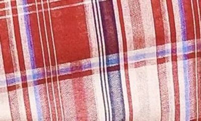 Flying Tomato Plaid Long Sleeve Dress In Multi