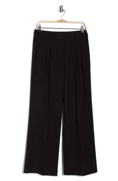 Ted Baker Tailored Wide Leg Pants In Brown