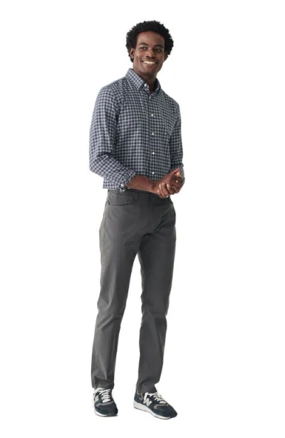 Faherty Movement Five-pocket Pants In Gray