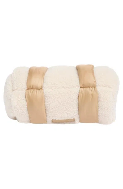 Pajar Valentina Fleece Crossbody Bag In Gold